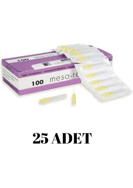 Meso-Relle - Mezoterapi Iğnesi 30G x 6mm - AAL36 - 25 Adet