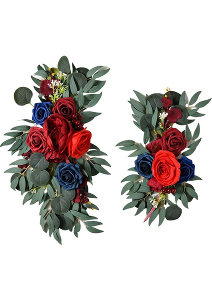 Düğün Kemeri Çiçekler El Yapımı Yeşil Yapraklar Çiçek Swag Zemin Centerpiece Style C (Yurt Dışından) modelleri