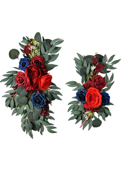 Düğün Kemeri Çiçekler El Yapımı Yeşil Yapraklar Çiçek Swag Zemin Centerpiece Style C (Yurt Dışından) fırsatları