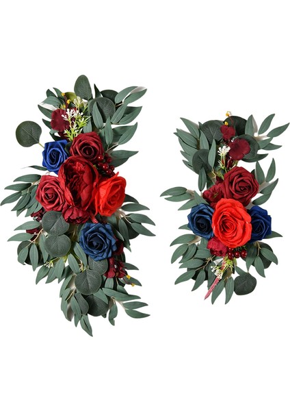 Düğün Kemeri Çiçekler El Yapımı Yeşil Yapraklar Çiçek Swag Zemin Centerpiece Style C (Yurt Dışından) indirimleri