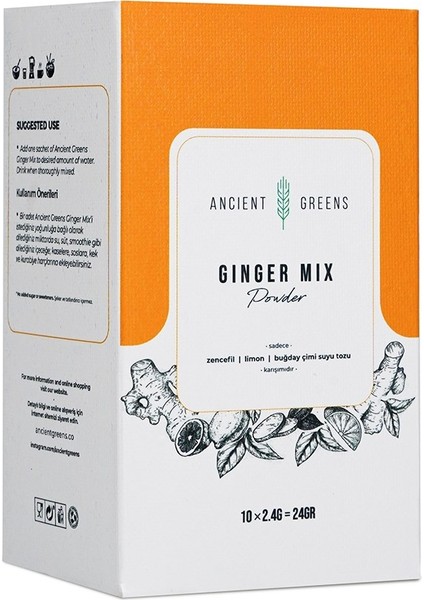 Ginger Mix 2,4 G x 10 Adet