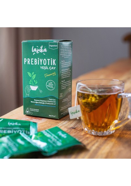 Prebiyotik Yeşil Çay 18'li Piramit Poşet modelleri