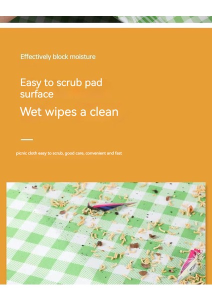 Kalın Su Geçirmez Piknik Örtüsü - Kırmızı (Yurt Dışından) fiyatları