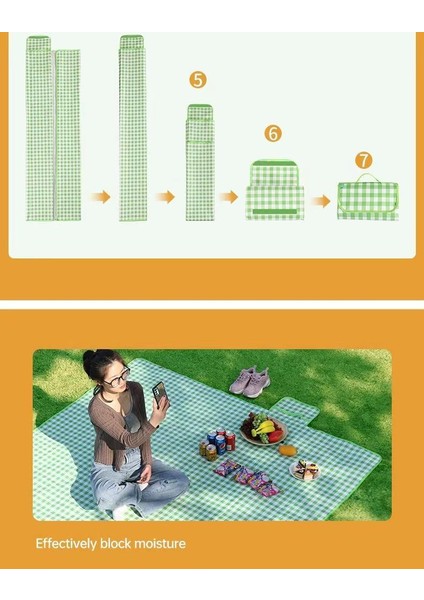 Kalın Su Geçirmez Piknik Örtüsü - Kırmızı (Yurt Dışından) indirimleri