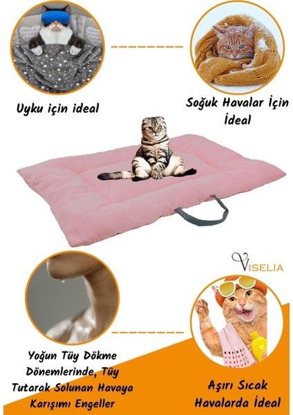 Köpek Yatağı Evcil Hayvan Kedi ve Köpek Minderi Evcil Hayvan Dikdörtgen 90X70 cm Yumuşak Minder fırsatları