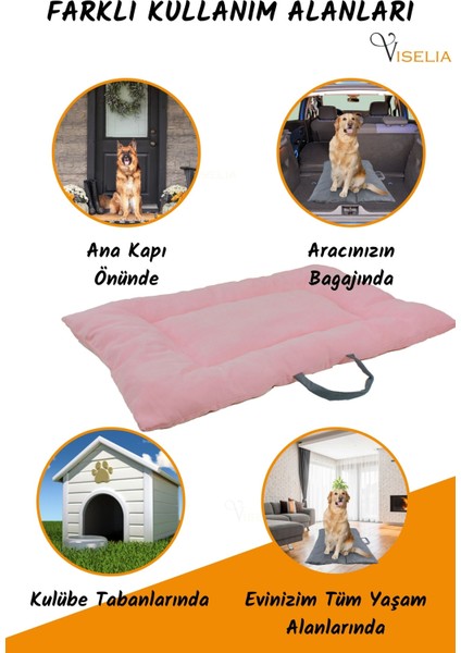 Köpek Yatağı Evcil Hayvan Kedi ve Köpek Minderi Evcil Hayvan Dikdörtgen 90X70 cm Yumuşak Minder indirimleri