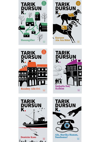 Hasangiller -İmbatla Dol Kalbim - Denizin Kanı - Alo, Harika Hanım, Nasılsınız? - Tarık Dursun K.- 6 Kitap Takım