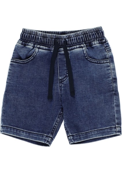 Erkek Bebek Yıkamalı Denim Şort