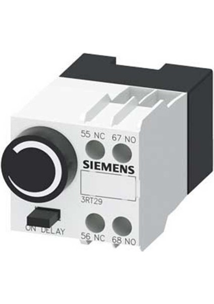 3RT2926 2PA11 Pnömatik Zaman Rölesi Bloğu Çekmede Gecikmeli 1no 1nc Kontaklı 1 60SN