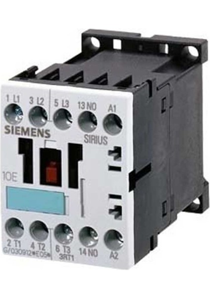 3RT1017 1AB01 Sirius Kontaktor Vida Bağlantılı 24 V Ac 5 5kw 12A 1no