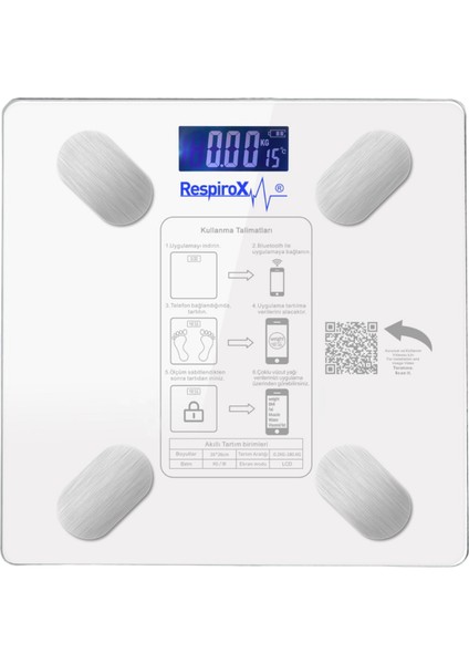 BL-2601 Akıllı Tartı - Blueetooth Özellikli Baskül