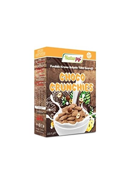 Fındıklı Krem Adolgulu Tahıl Gevreği Choco Crunchıes