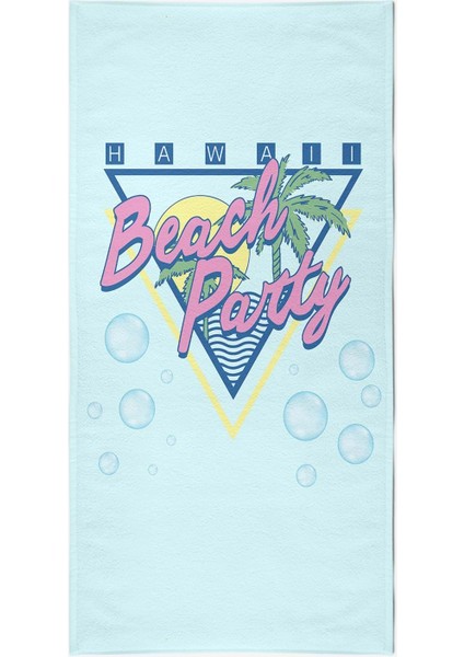 Beach Party Dijital Baskılı 75X150 cm Plaj Havlusu fiyatları