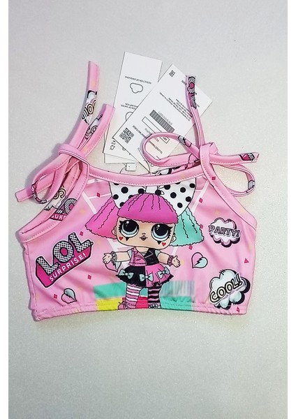 Lol Desenli Çanta Aksesuarlı 3 Parça Bikini modelleri
