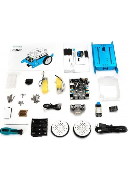 Roba Makeblock Mbot V1.1 Bluetooth Kiti Mavi Stem Eğitim Robotu Dünyanın En Çok Tercih Edilen