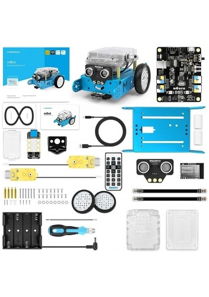 Roba Makeblock Mbot V1.1 Bluetooth Kiti Mavi Stem Eğitim Robotu Dünyanın En Çok Tercih Edilen