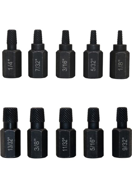 10X Vidalı Çıkarıcı 3,5 mm Ila 10.5mm Erkek ve Kadınlar Için Ev Onarım Hediyeleri Çıkarıyor (Yurt Dışından)