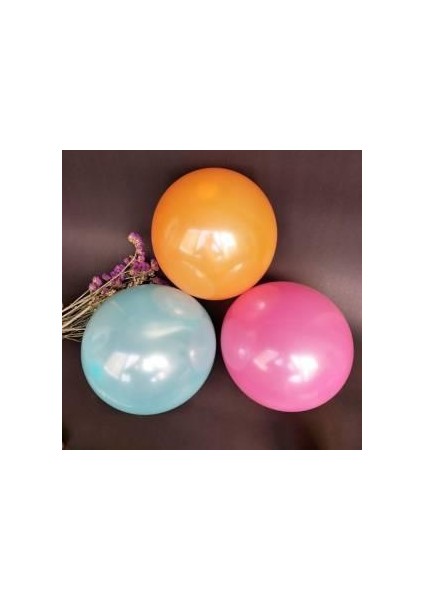 100 Adet Karışık Metalik Renklerde 1.kalite Italyan Lateks Balon Kutlama Parti Balonu fırsatları