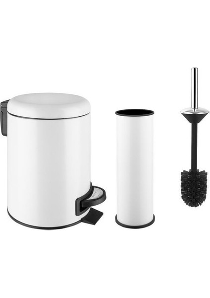 Elit Set Çöp Kovası Pedallı Beyaz 3 Lt fiyatları