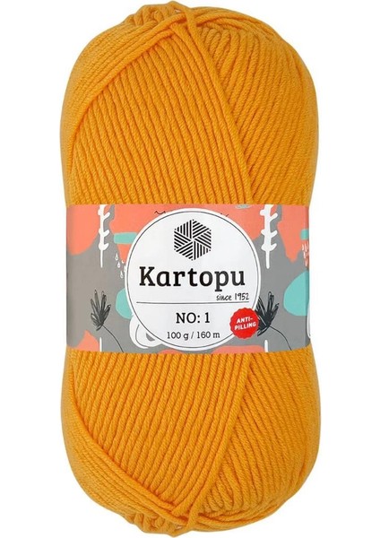 No: 1 Hardal Sarı El Örgü Ipliği K1854