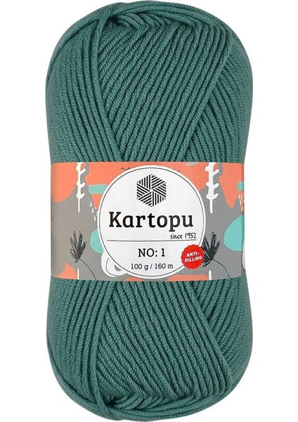 No: 1 Çağla Yeşil El Örgü Ipliği K493