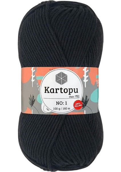 No: 1 Siyah El Örgü Ipliği K940