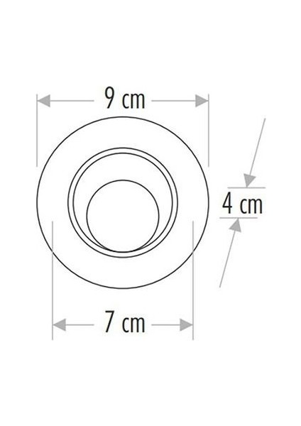 7W Akik Smd LED Spot Armatür (Günışığı) 3200K Spot modelleri