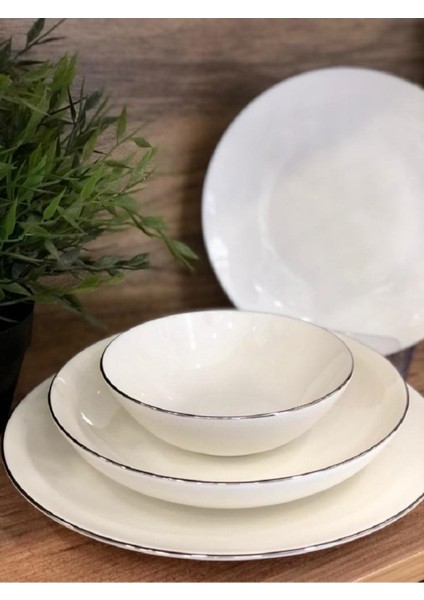 Bone China 24 Parça Yemek Takımı