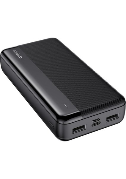 MC-1370 20000 Mah Çift USB Çıkışlı 5V 2.1A LED Göstergeli Powerbank - Siyah