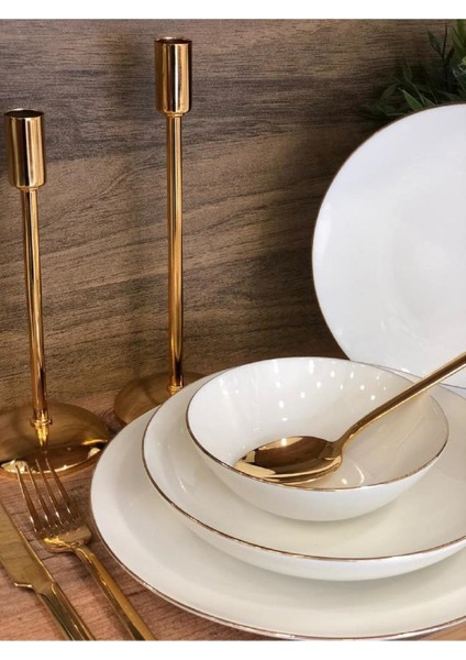 Bone China 24 Parça Yemek Takımı