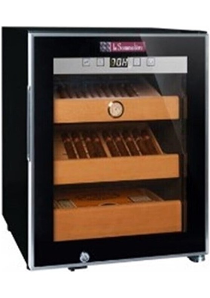 CIG251 Humidor 3 Bölmeli Puro Saklama Dolabı (200 Puro Kapasiteli)