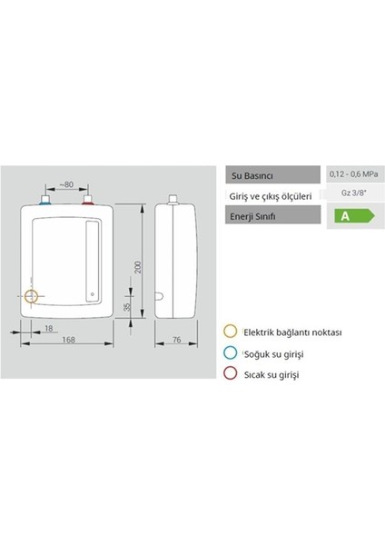 EP02 Amicus Elektrikli Ani Su Isıtıcı Şofpen