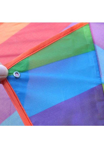 Uçurtma Gökkuşağı Desenli 140X170 Jumbo Büyük Boy Uçurma Fiber Çıta Kolay Kurulum indirimleri