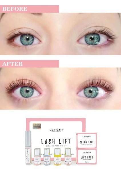 Le Petit Kirpik Lifting Seti, Lash Lift Full Set, Kaş&kirpik Perma Seti ve Kaş Şekillendirici,sabitleyici Wax