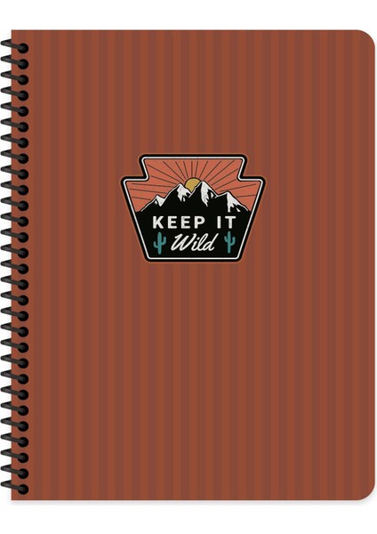 16.5X22.5 Kareli Defter Outdoor - Turuncu
