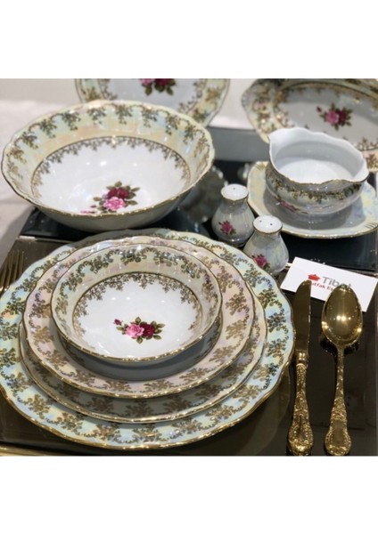 Bohemia Rose 76 Parça Yemek Takımı