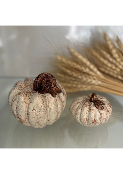 Simli Bal Kabağı İkili Obje Krem Bakır fiyatları