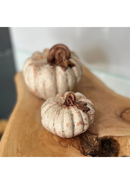 Simli Bal Kabağı İkili Obje Krem Bakır modelleri