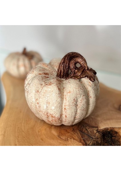 Simli Bal Kabağı İkili Obje Krem Bakır fırsatları