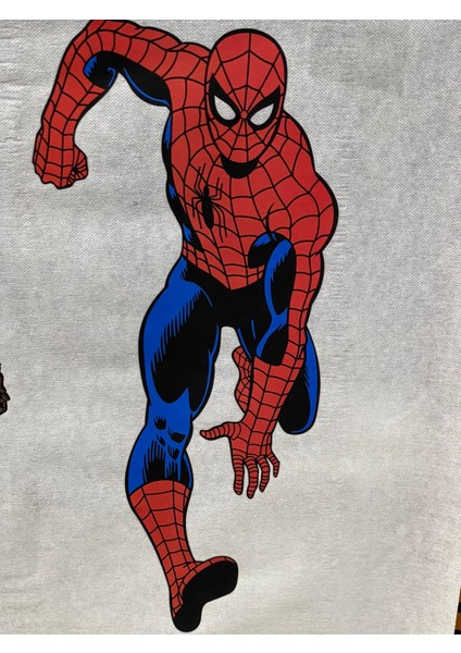 34X15 cm Ütü Ile Yapışan Spider Man Baskı Aplike Tişört Baskı Arma Çocuk Hobi