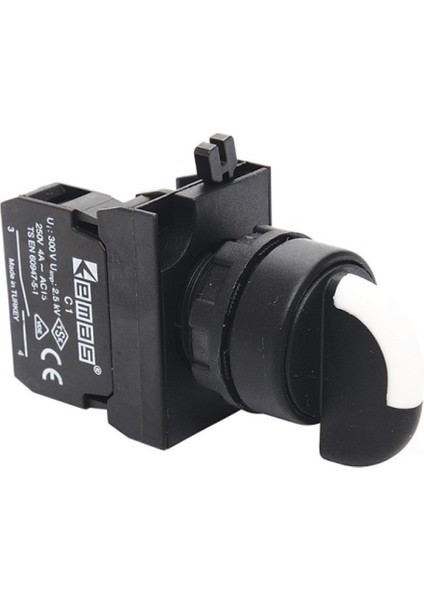 CP101S21 Cp Serisi Plastik 2no (0-I) 60° Seçici Dönüşlü 22 mm Buton