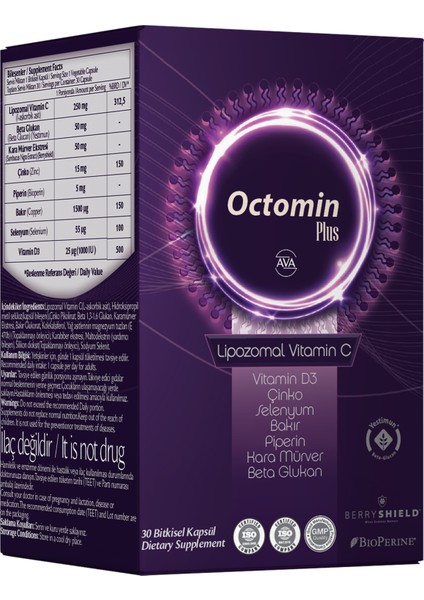 Octomin Plus Lipozomal Vitamin C Immun Complex