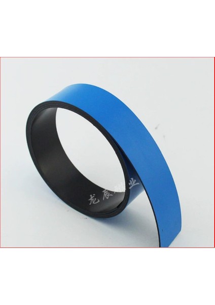Yazılabilir Renkli Şerit Mıknatıs - 20 mm Genişlik 0,6 mm Kalınlık