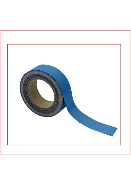 Yazılabilir Renkli Şerit Mıknatıs - 20 mm Genişlik 0,6 mm Kalınlık fırsatları