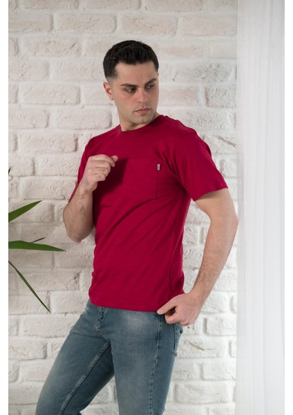 Fbı Cepli Bisiklet Yaka Slimfit Pamuklu Erkek Yazlık T-Shirt fiyatları