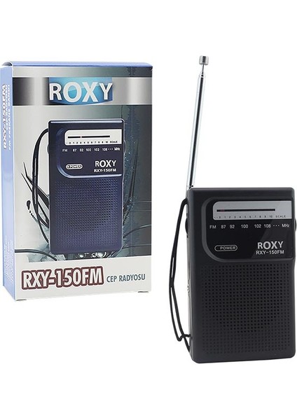 Roxy RXY-150FM Cep Tipi Mini Analog Radyo