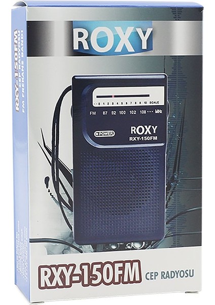 Roxy RXY-150FM Cep Tipi Mini Analog Radyo