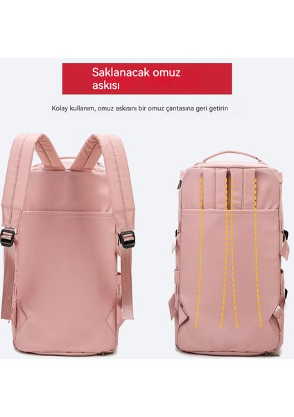 Büyük Kapasiteli Omuz Hafif Eğlence Seyahat Çantası Çok Fonksiyonlu Sırt Çantası Bagaj Çantası (Yurt Dışından) fırsatları