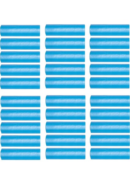 Battal Boy Çöp Torbası 75X90 cm 10 Lu Rulo x 30 Paket = 300 Adet Mavi