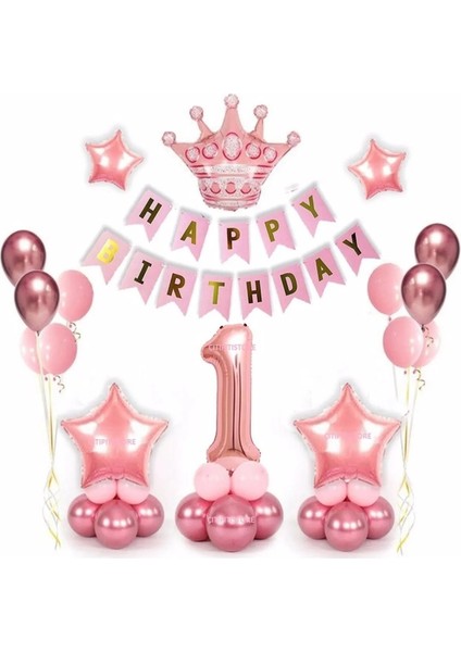 Çıtıpıtıstore Lüks 1 Yaş Balon Set